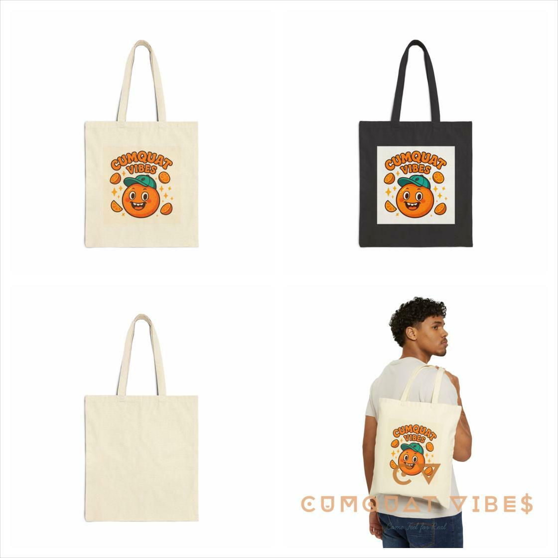 Cumquat Vibes tote bag collection